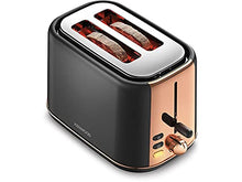 Load image into Gallery viewer, Lux Toaster | Kenwood Abbey | 2 Slice Toaster | Dark Grey & Copper