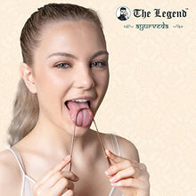 Load image into Gallery viewer, The Legend Pack of 3 Ayurveda Heavenly Copper Tongue Cleaner or Scraper | Metal Tongue Scraper and Handmade