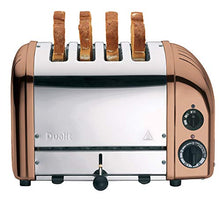 Load image into Gallery viewer, 4 Slice Copper Toaster | Dualit | Copper & Stainless Steel