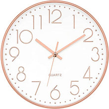 Load image into Gallery viewer, Copper Wall Clock | Silent Non-ticking | 12 Inch | Foxtop