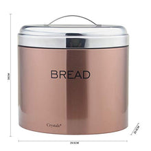 Load image into Gallery viewer, Oval Shaped Copper Bread Bin