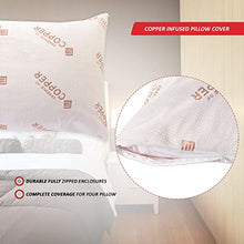 Load image into Gallery viewer, Copper Pillow Protector | Pack Of 2 | Waterproof