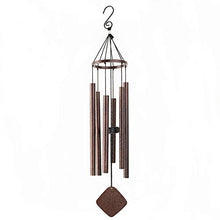 Load image into Gallery viewer, Copper Premium Wind Chimes | 6 Hollow Aluminium Tubes | 28" | Copper Vein