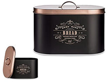 Load image into Gallery viewer, Copper & Black Bread Bin | Klauss