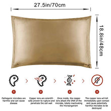 Load image into Gallery viewer, Gold Copper Pillowcase | Anti-Aging