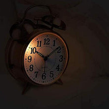 Load image into Gallery viewer, Illuminating Copper Alarm Clock