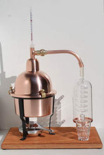 Load image into Gallery viewer, CAFA | Copper Alembic Distiller | Bohemian Glass Coil | 0.6 L Capacity