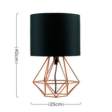 Load image into Gallery viewer, Metal Copper & Black Lamp Shade | Table Lamp