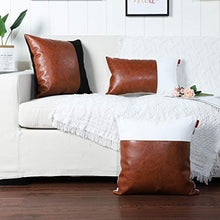 Load image into Gallery viewer, Copper & Black Cushion Covers