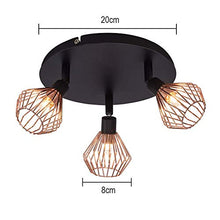 Load image into Gallery viewer, Ceiling Light | Copper & Black