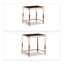 Load image into Gallery viewer, Stainless Steel Frame Copper Coloured | Set Of 2 Nesting Tables