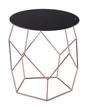 Load image into Gallery viewer, Copper & Black | Origami Side Table | 42 x 46 x 46 cm | Aspect