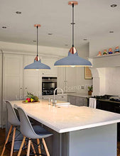 Load image into Gallery viewer, Copper & Grey Kitchen Pendant Light Shade