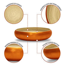 Load image into Gallery viewer, Bamboo & Copper Serving Bowl | 100% Eco- Friendly