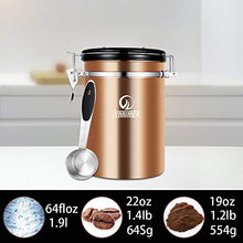 Load image into Gallery viewer, Jennimer Copper Coffee Storage Jar | Canister