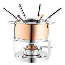 Load image into Gallery viewer, Copper Fondue Burner | Set For 6 People | 10-Piece Set | With Gift Box | Mäser
