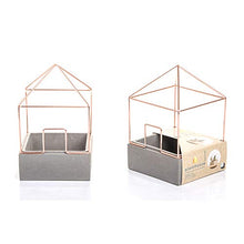 Load image into Gallery viewer, Copper & Concrete Plant House | Plant Pot