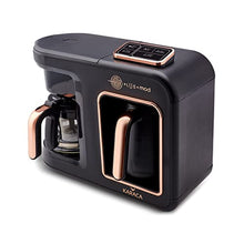 Load image into Gallery viewer, Karaca | Coffee Maker | Black With Copper Trim