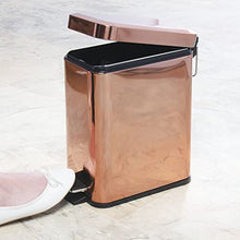 Load image into Gallery viewer, 5 Litres Copper Waste Bin | Metal & Plastic