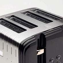 Load image into Gallery viewer, Haden Black & Copper 4 Slice Toaster