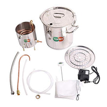 Load image into Gallery viewer, Copper Moonshine Still Alcohol Distiller | Alembic Spirits | 33L | Alcohol Wine Making Boiler with Thermometer Pump for Whisky Brandy Vodka