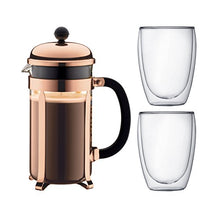 Load image into Gallery viewer, Bodum | Copper Chambord 8 Cup French Press Coffee Maker | 1.0 l, 34 oz