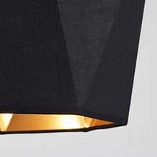 Load image into Gallery viewer, Matt Black & Copper Pendant Light Shade