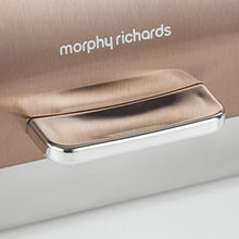 Load image into Gallery viewer, Morphy Richards Roll Top Bread Bin | Copper & Stainless Steel
