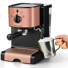 Load image into Gallery viewer, Espresso Works | Copper & Black Coffee Machine