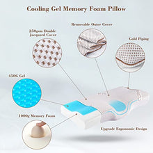Load image into Gallery viewer, Copper Memory Foam Pillow | Gel Memory Foam