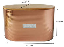 Load image into Gallery viewer, Modern Copper Bread Bin For Kitchen