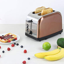 Load image into Gallery viewer, Copper & Stainless Steel Toaster & Kettle Set