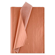 Load image into Gallery viewer, 50 Sheets Copper Rose Gold Tissue Paper | 20X14 Inch Gift Wrap