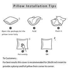 Load image into Gallery viewer, Modern Floral Design Cushion Cover | 45 x 45cm | Copper, Navy, White, Green, Orange