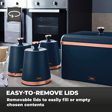 Load image into Gallery viewer, Copper & Navy Storage Cannister Jars