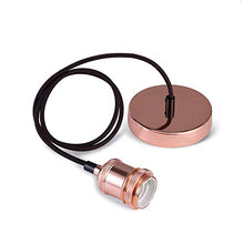 Load image into Gallery viewer, Copper & Black Flex Cord | Industrial Style