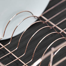 Load image into Gallery viewer, Copper & Black Plate Rack | Dish Drainer