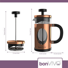 Load image into Gallery viewer, bonVIVO Copper Cafetiere Coffee Maker