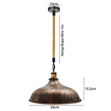 Load image into Gallery viewer, Brushed Copper Ceiling Light | Adjustable Pendant