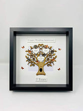 Load image into Gallery viewer, Copper Wedding Anniversary | Personalised | Handmade | Box Frame