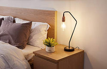 Load image into Gallery viewer, Table Lamp | Copper & Black | Industrial Style