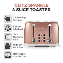 Load image into Gallery viewer, Blush Pink Rose Gold Copper Toaster | Tower