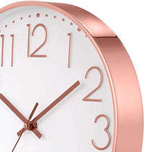 Load image into Gallery viewer, Copper, Rose-Gold Wall Clock