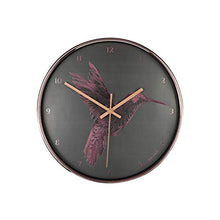 Load image into Gallery viewer, The Academy Hummingbird Wall Clock | Copper/ Rose- Gold & Grey | Jones Clocks ®