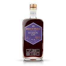 Load image into Gallery viewer, Copper Rivet Dockyard Damson Gin 50cl - Small Batch Gin Oak Aged Damson Gin Flavoured - Artisan Craft Gin - Premium Gin, Kent Gin Handcrafted from Local Grains, Special Edition Gin, Flavoured Gin