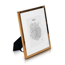 Load image into Gallery viewer, Copper Plated Metal Photo Frame | 10x8 Inch With 5x7 inch Picture Mount | Glass Front