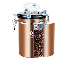 Load image into Gallery viewer, Copper Coffee Storage Jar | Canister