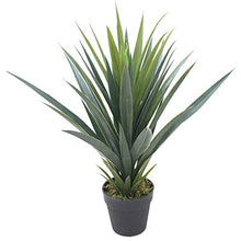 Load image into Gallery viewer, Fake Yucca & Copper Planter & Plant Stand