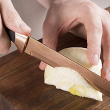 Load image into Gallery viewer, Copper & Black 5 Piece Knife Set