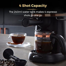 Load image into Gallery viewer, Black & Copper/ Rose-Gold Expresso Maker